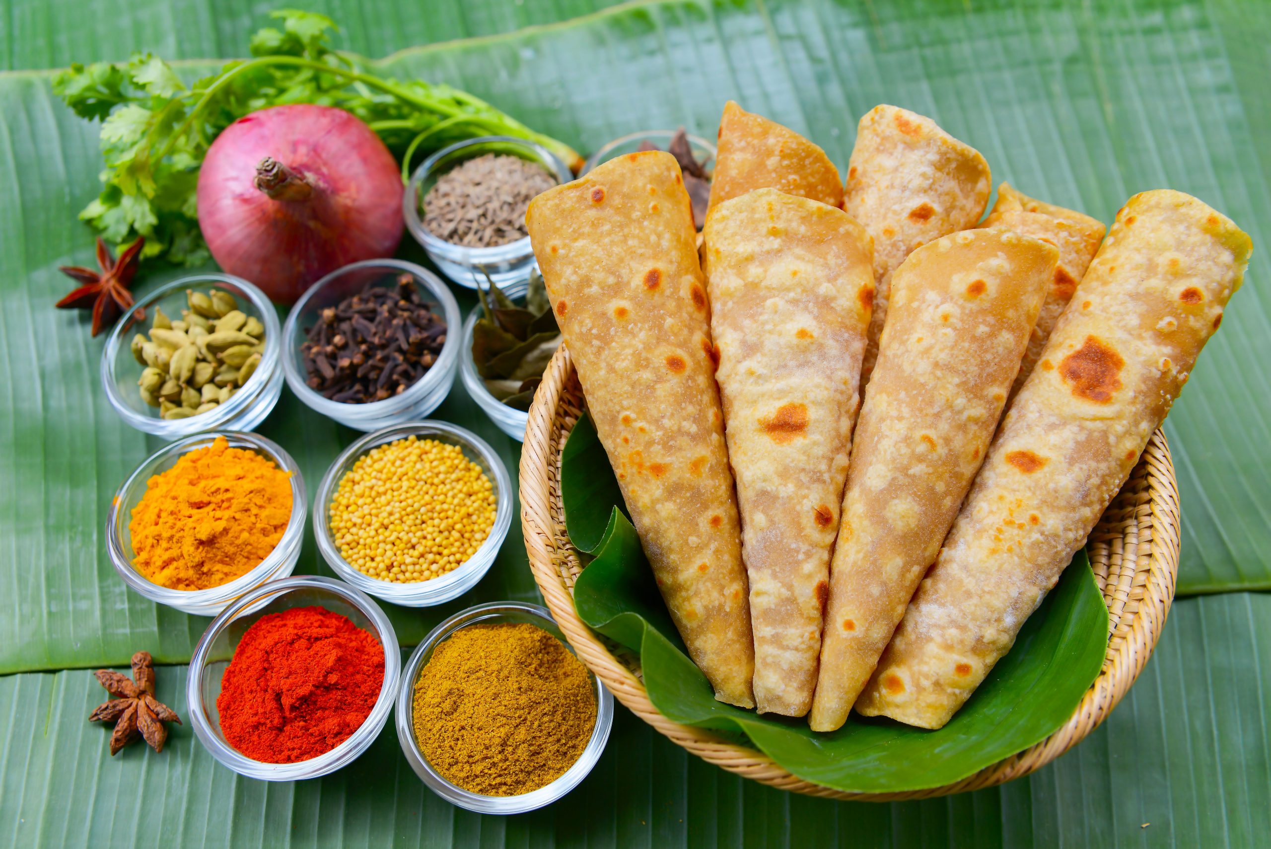 Indian,Spicy,Potato,Curry,Or,Aloo,Masala,Served,With,Roti